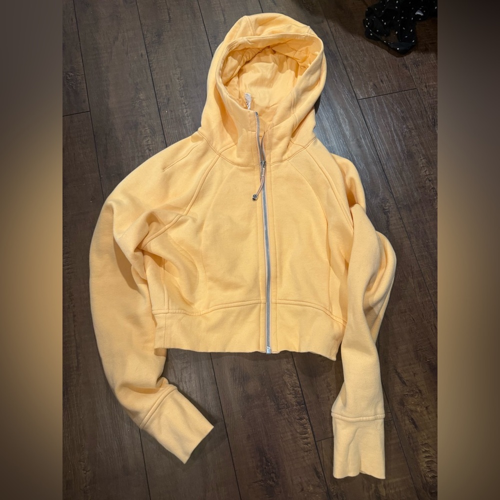 Lululemon Athletica summer glow Cropped Hooded scuba